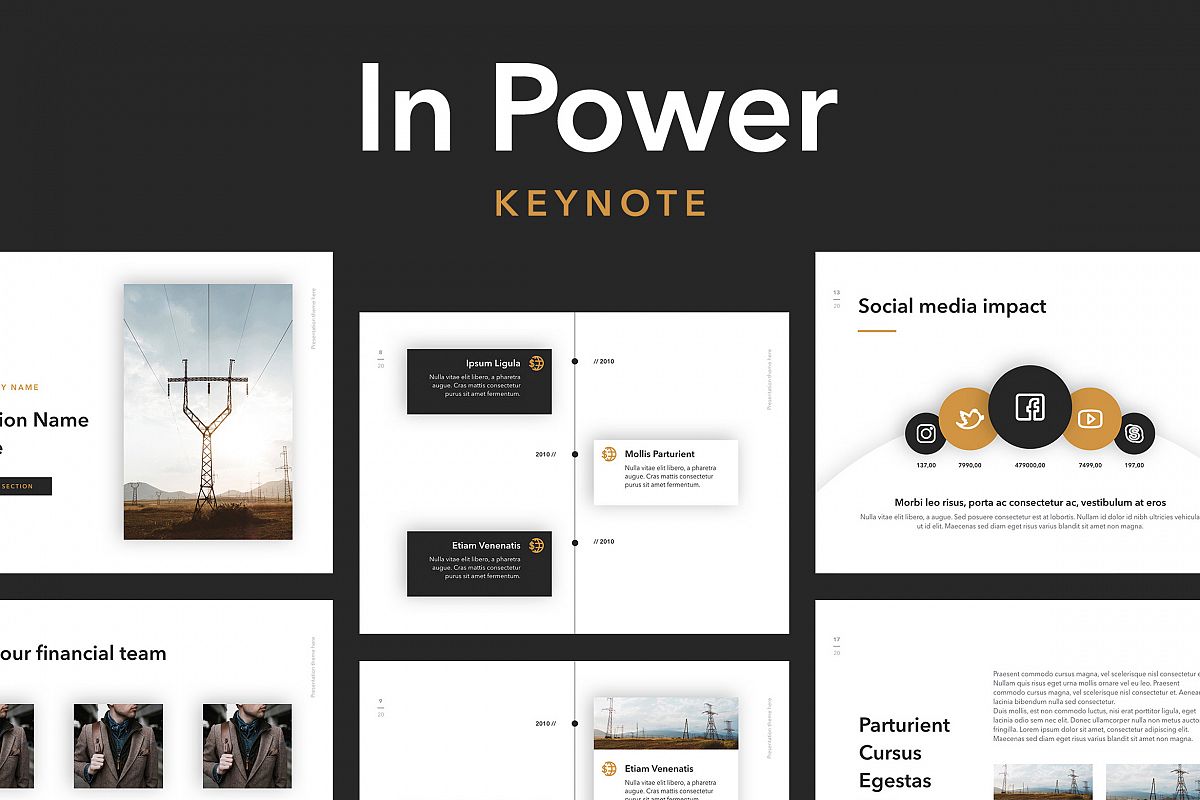 In Power Keynote Template example image 1