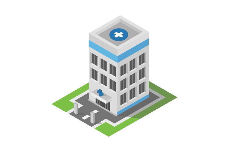 Isometric hospital example image 1