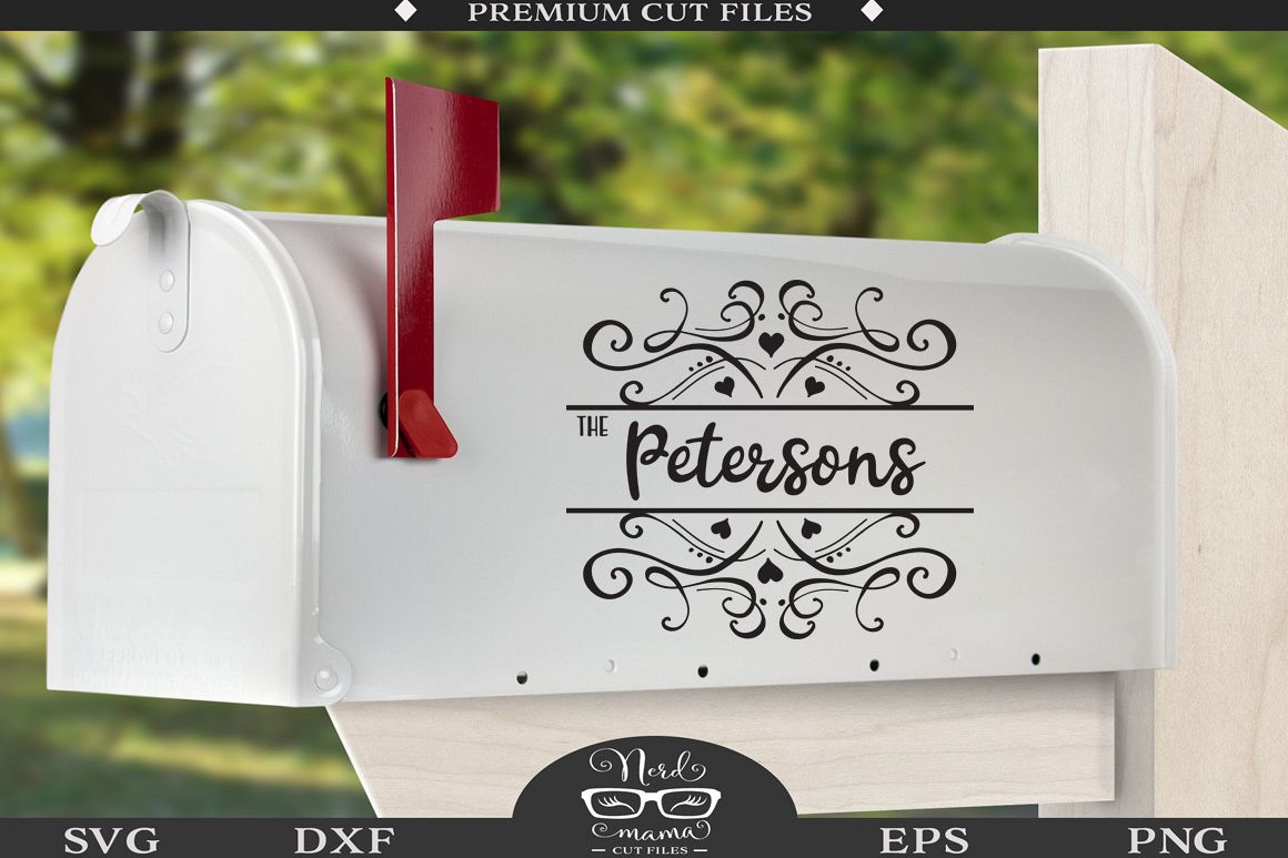 Download Mailbox Decal Cut File - Home Sign SVG (214953) | Cut Files | Design Bundles