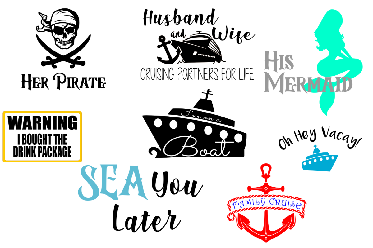 Cruise Vacation BUNDLE SVG File example image 1