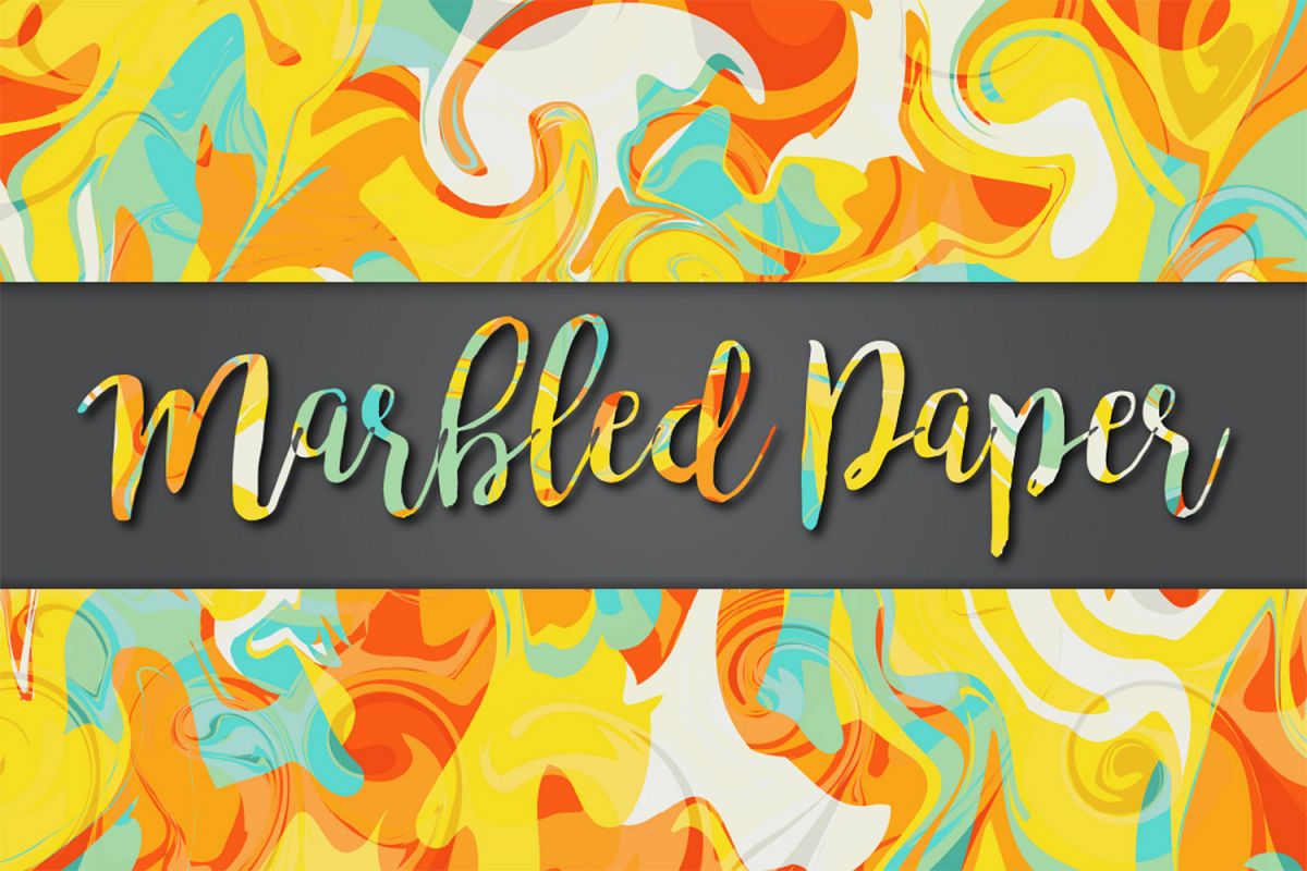 Marbled Paper No10 example image 1