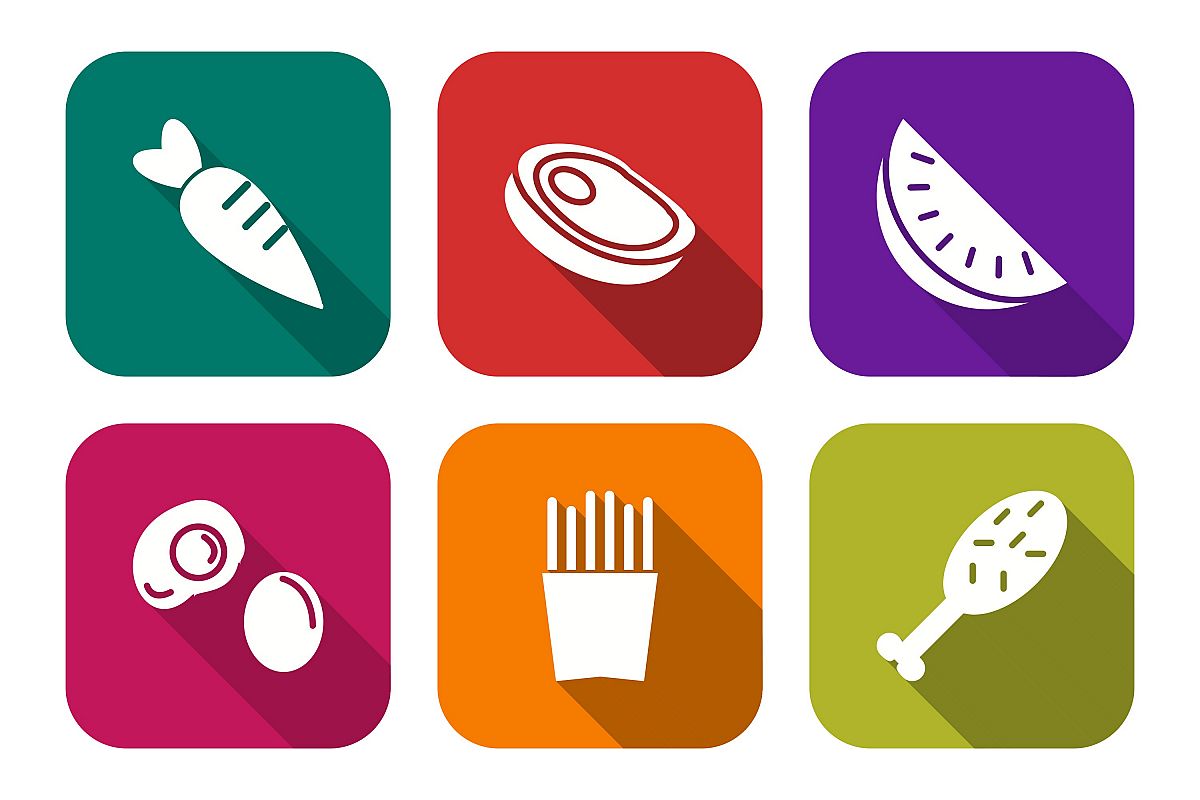 Set Of Food Icons example image 1