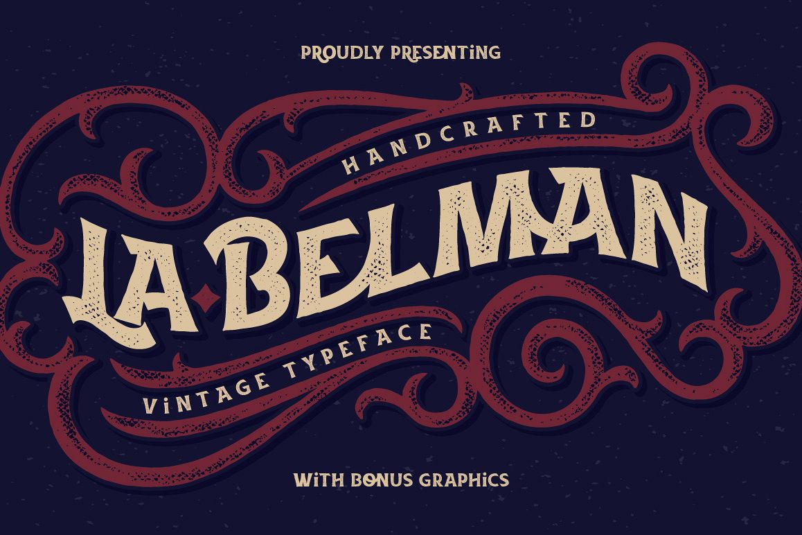 La Belman font & bonus example image 1