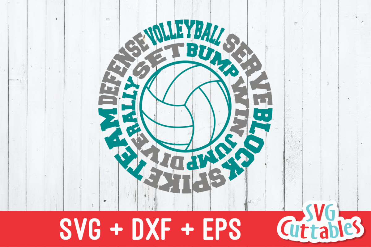 Download Volleyball svg, Volleyball round Subway Art svg cut file ...