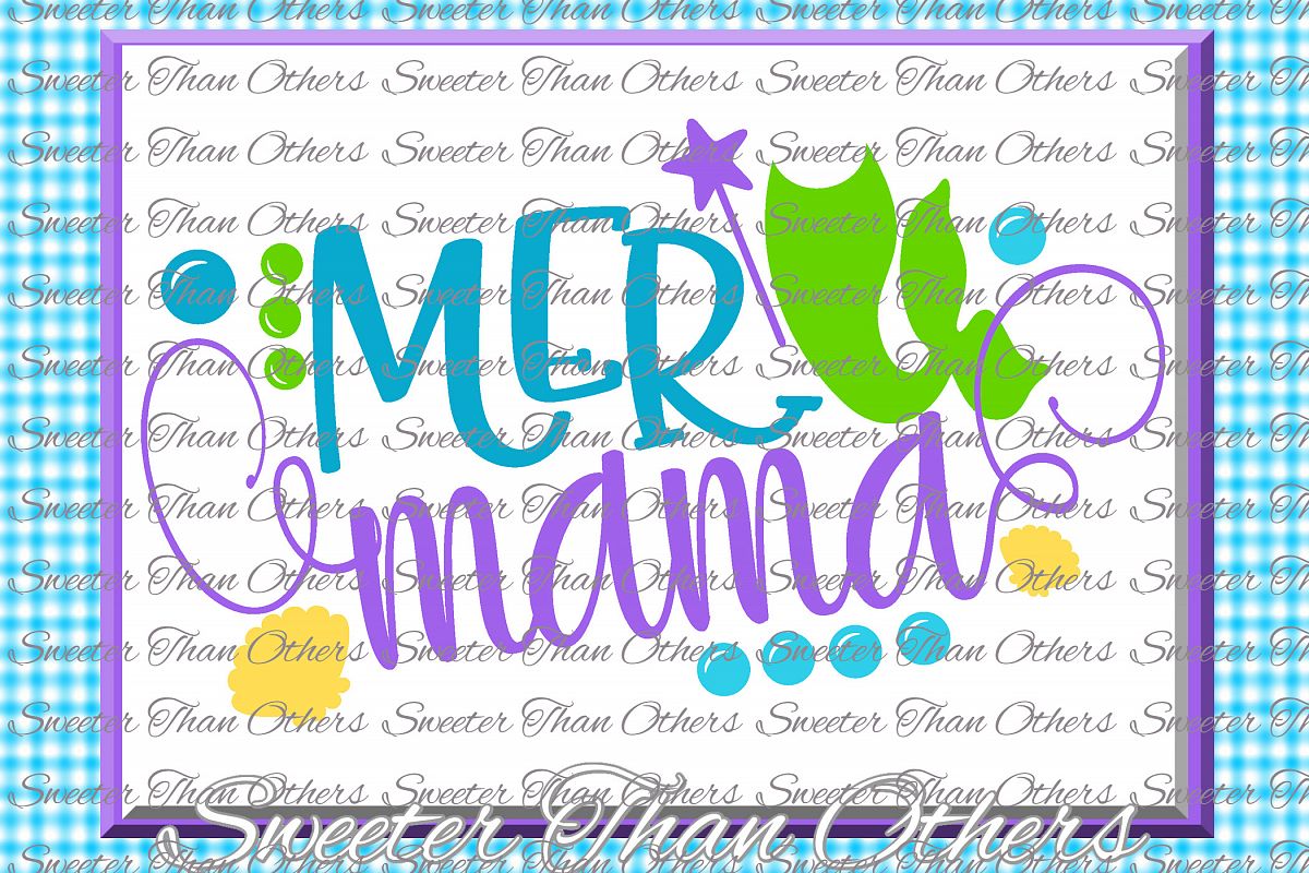 Mermaid Svg, Mermaid Life SVG, toddler file example image 1