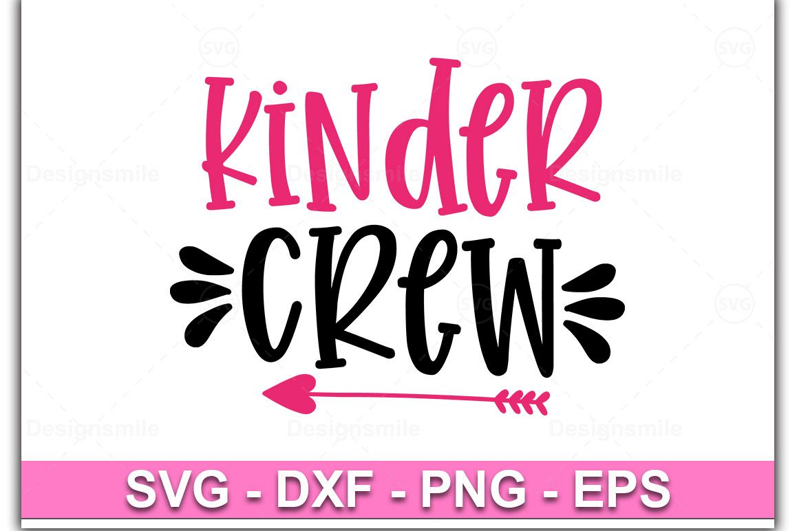 Kinder Crew svg, Kinder svg, dxf, png, instant download example image 1