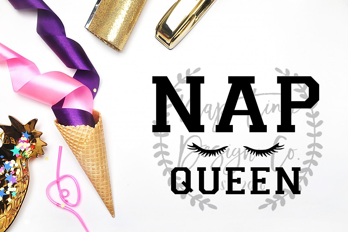 Nap Queen SVG example image 1