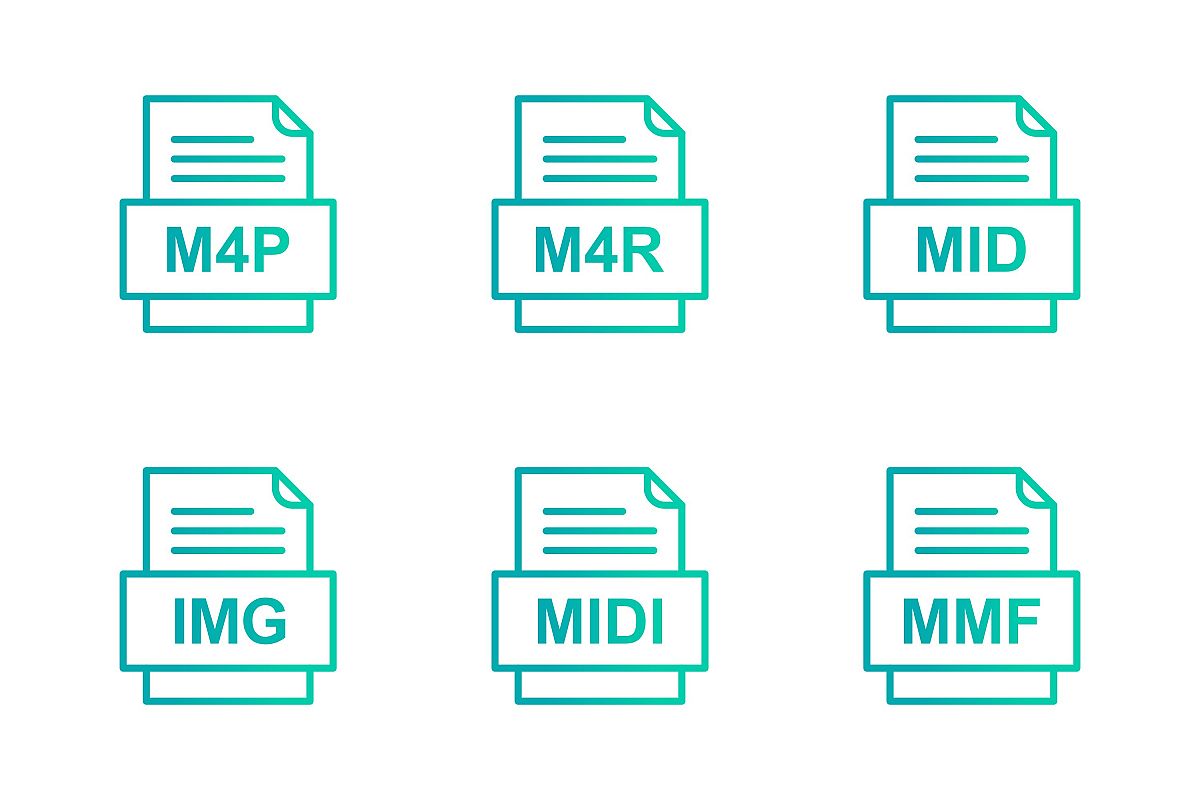 Set Of File Formats Icons example image 1