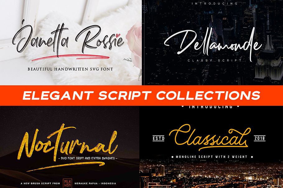 Elegant Script Collections example image 1