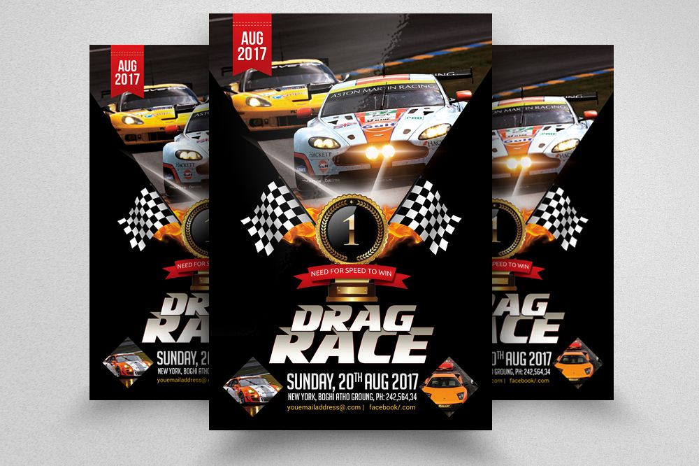 Car Racing Flyer Template example image 1