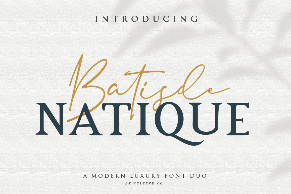 Batisde Font Duo example image 1
