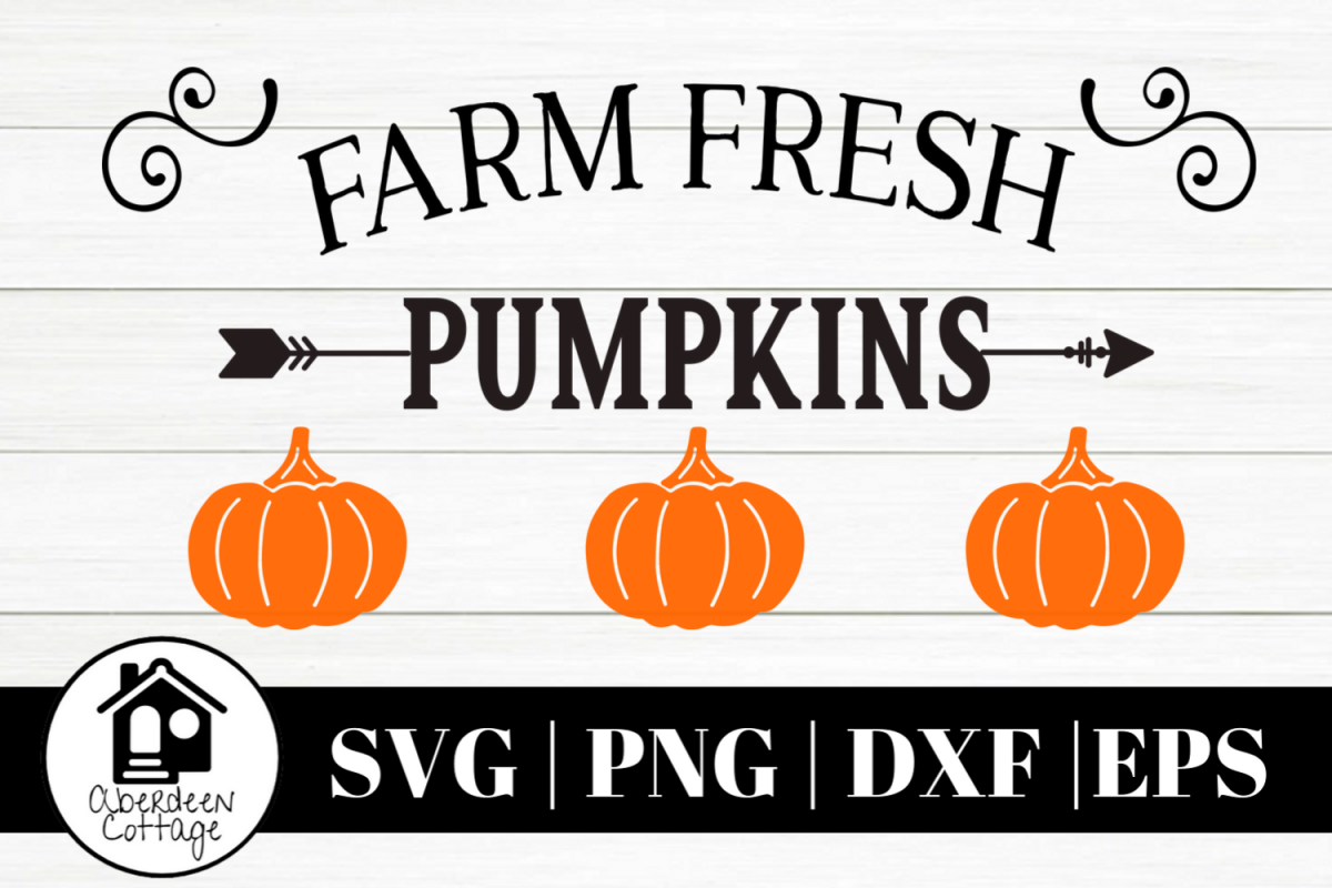 Farm Fresh Pumpkins 3 SVG | PNG | DXF | EPS example image 1