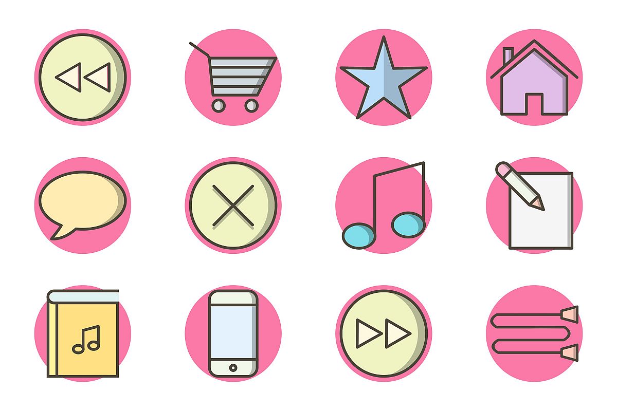 Set Of Multimedia Icons example image 1