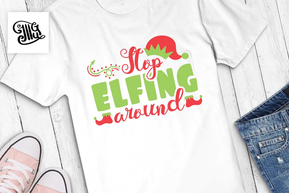 Stop elfing around Christmas example image 1