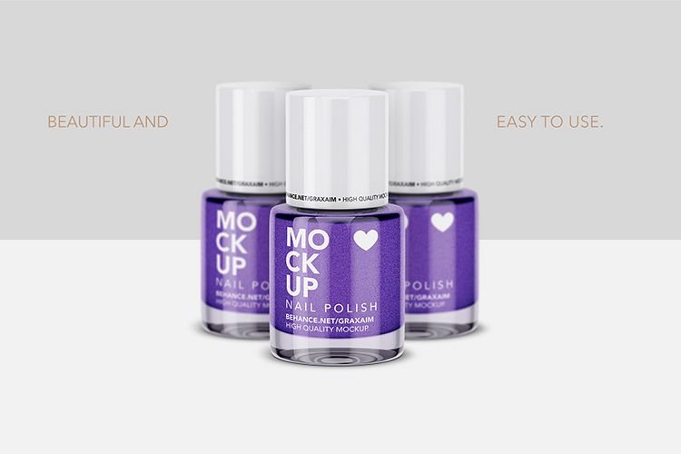 Nail Polish Mockup - Front View example image 1