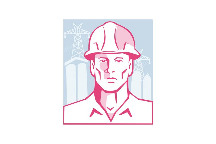 Construction Engineer Worker Hardhat example image 1