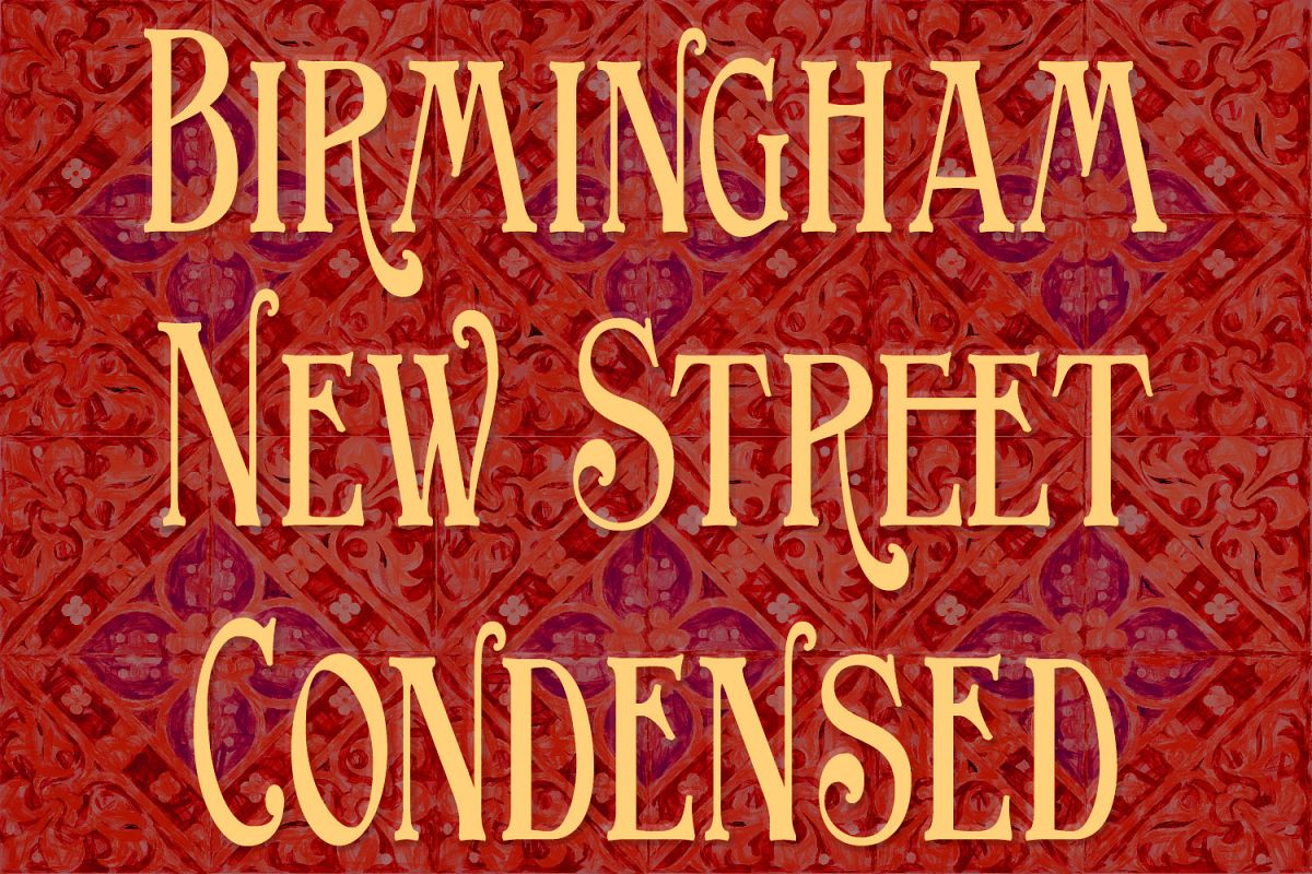 Birmingham New Street Condensed example image 1