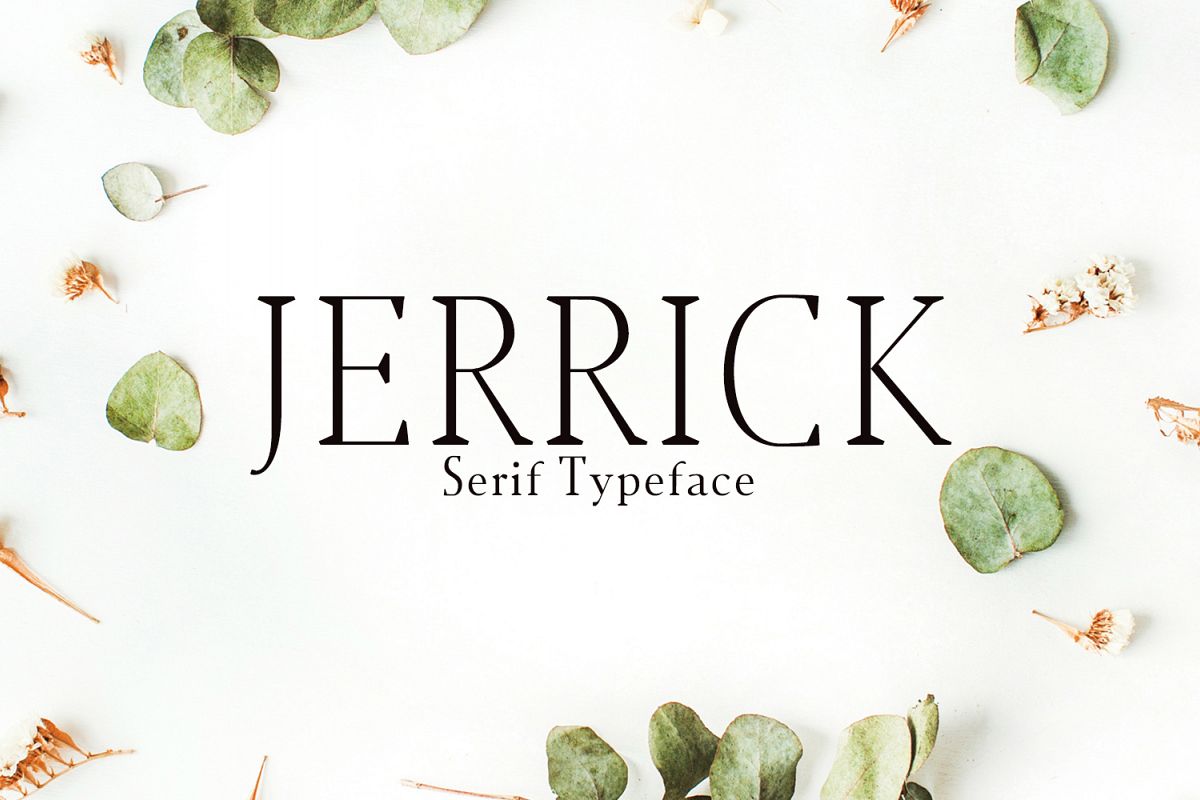 Jerrick Serif 6 Font Pack example image 1