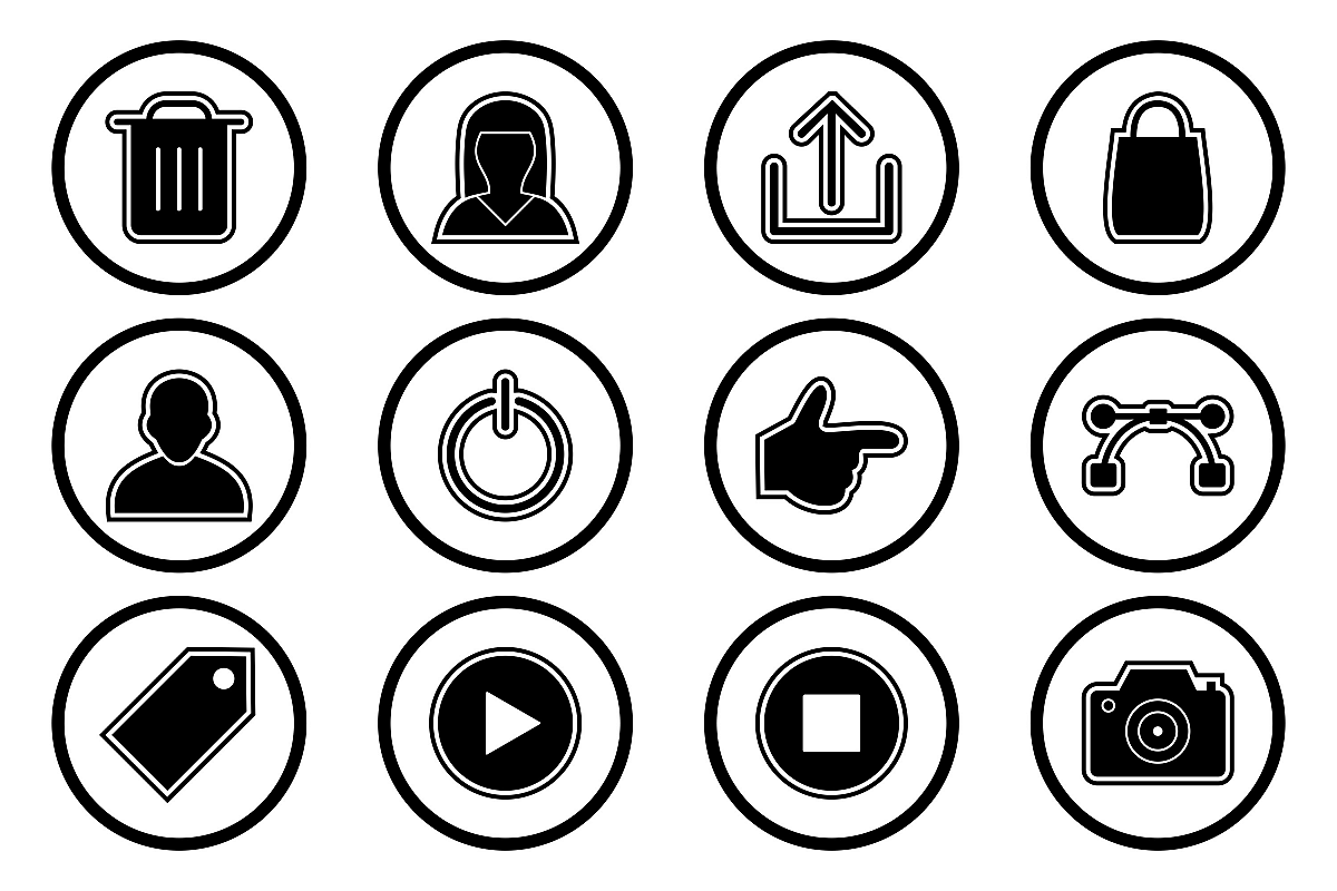 Set Of Multimedia Icons example image 1