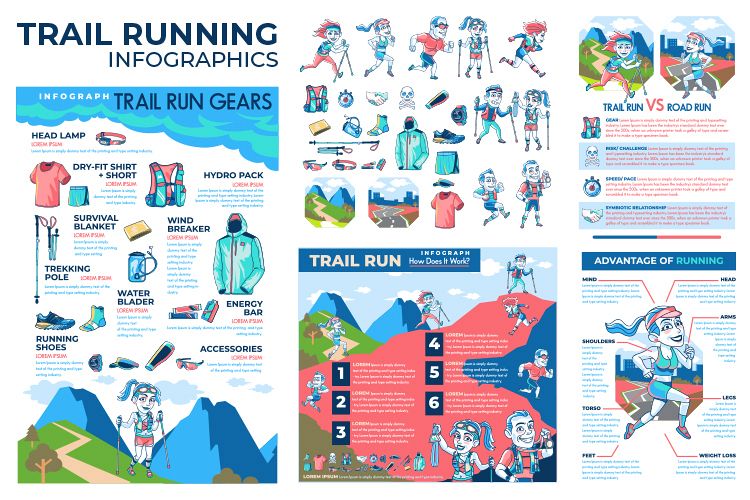 Trail Running Infographics example image 1