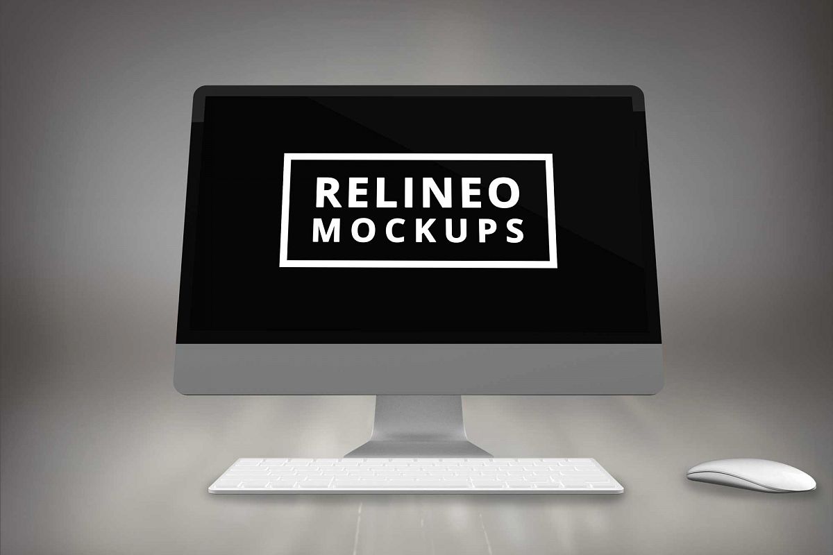Apple iMac Mock-up #4 example image 1