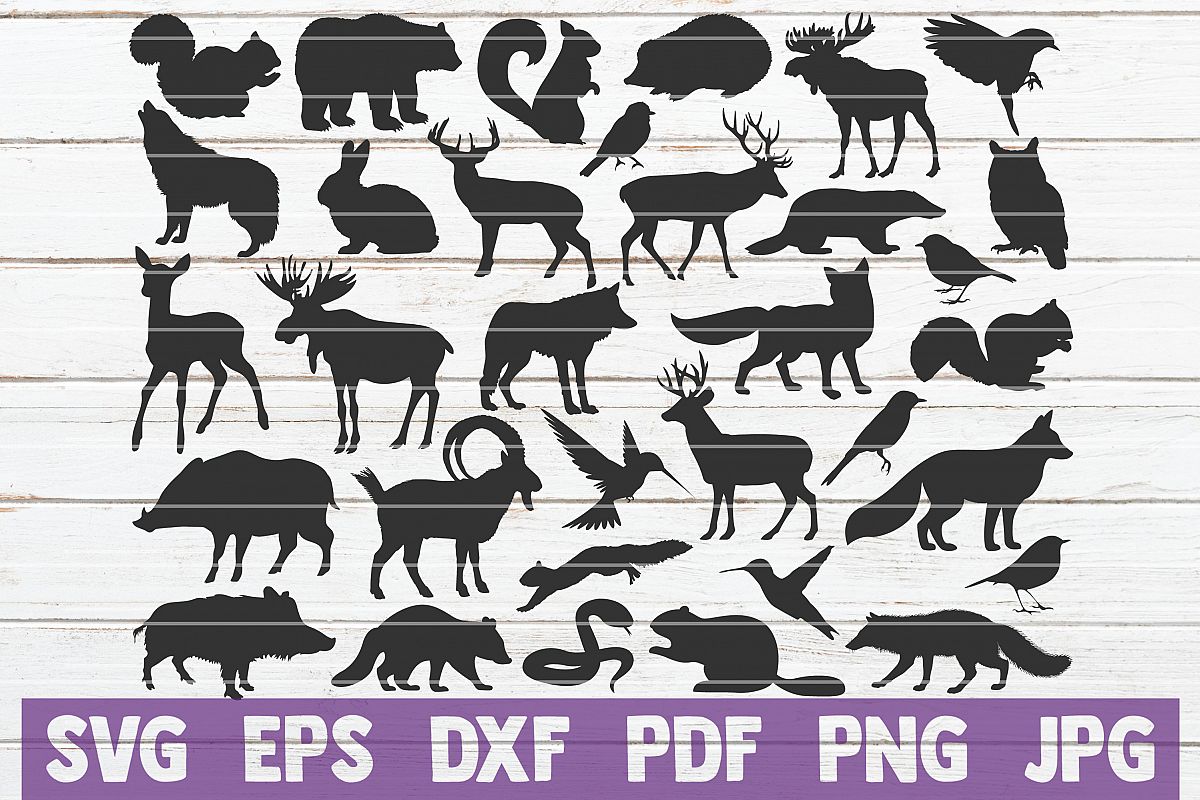 Wild Animals SVG Cut Files | commercial use example image 1
