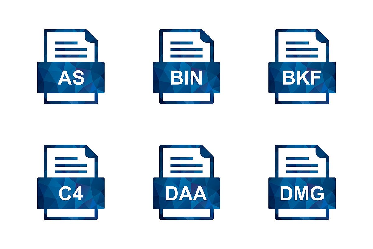 Set Of File Formats Icons example image 1