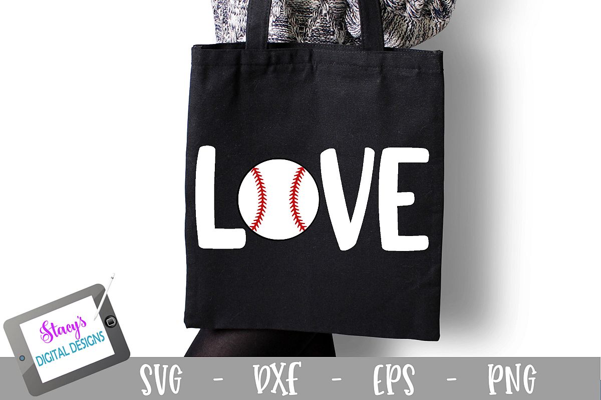 Baseball SVG File - Love with baseball example image 1