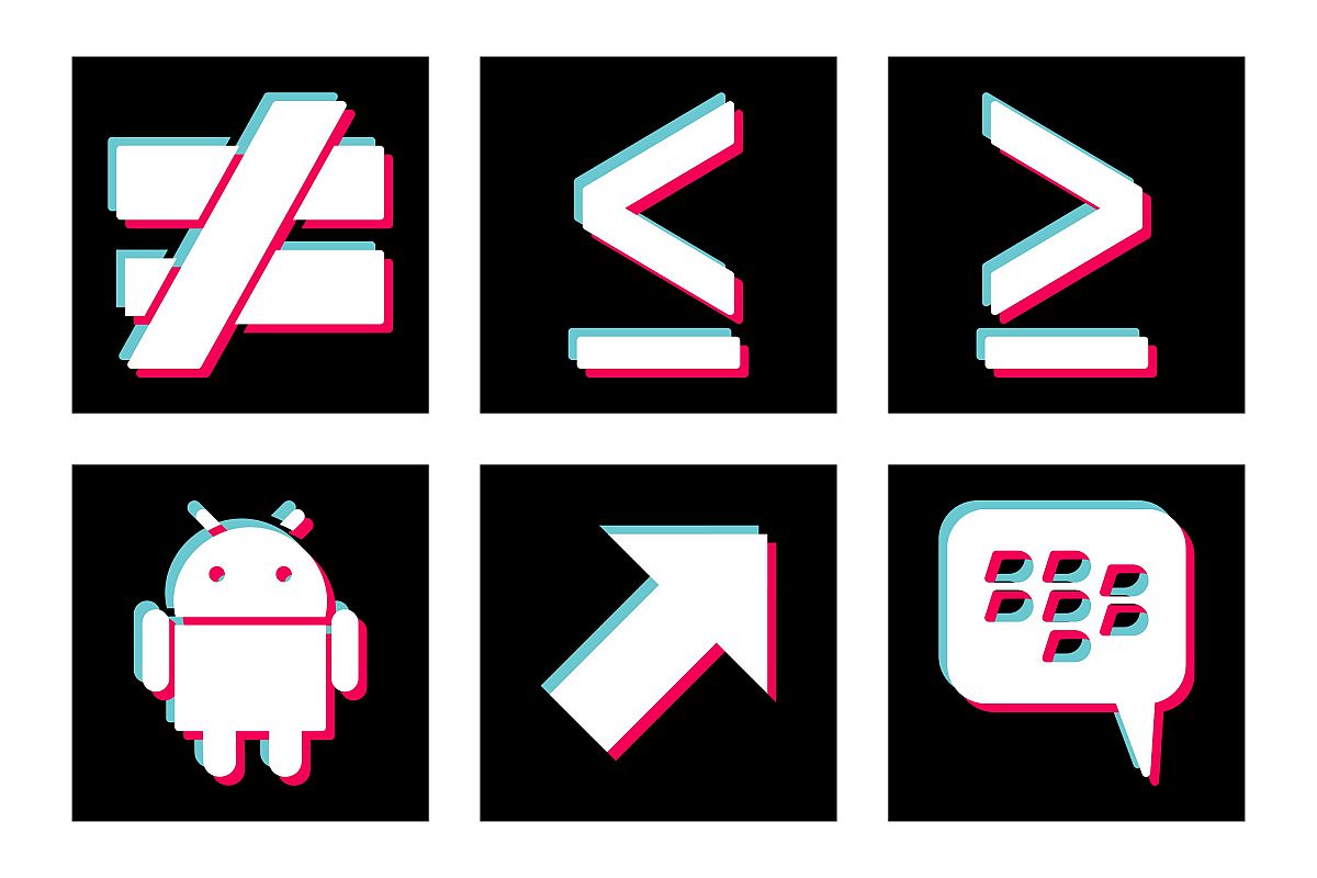 Set Of Basic Elements Icons example image 1