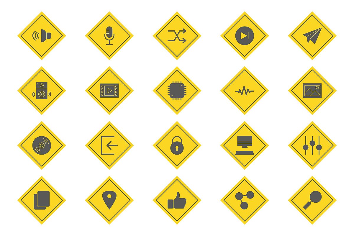 Set Of Multimedia Icons example image 1