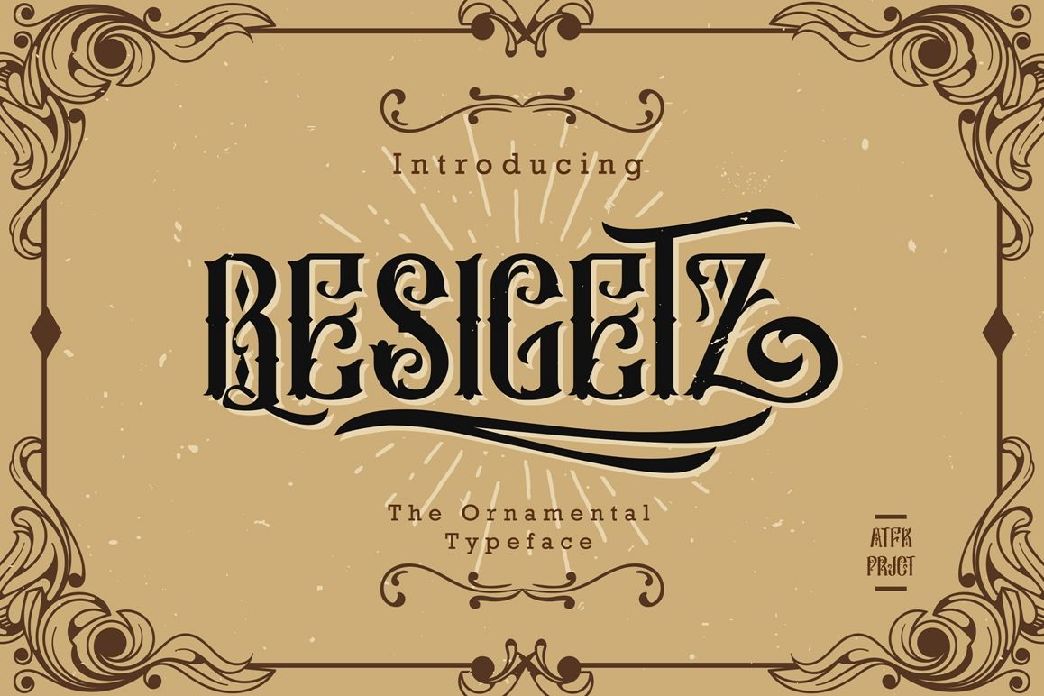 Besigetz Typeface example image 1