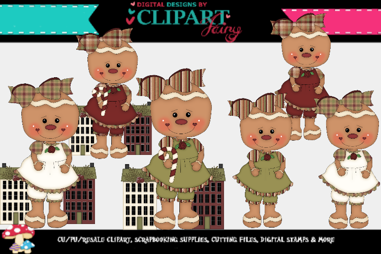 Christmas Gingy Girls 5 example image 1