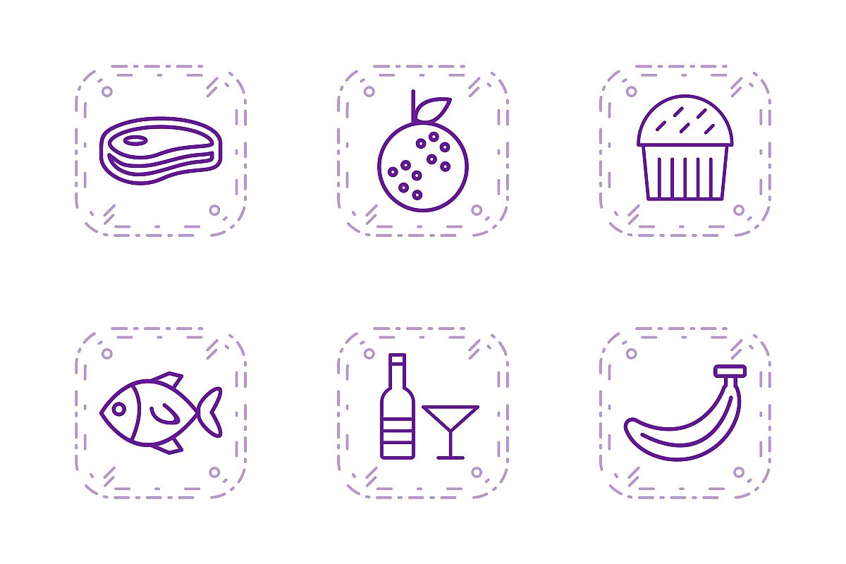 Set Of Food Icons example image 1
