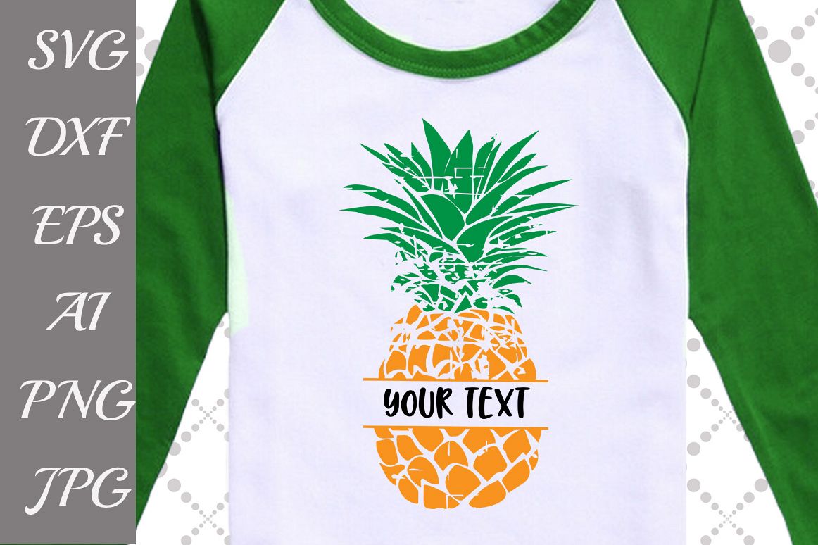 Grunge Pineapple Svg: "PINEAPPLE MONOGRAM" example image 1