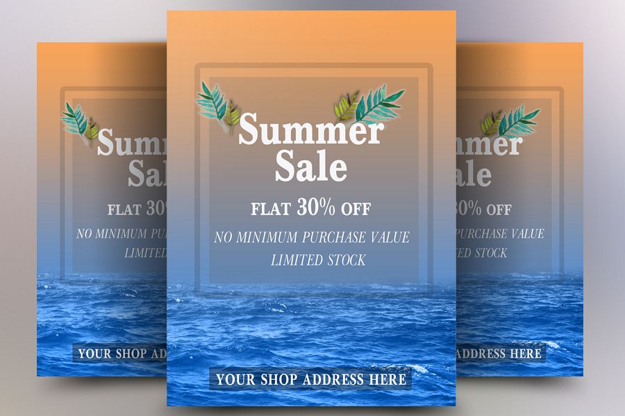 Summer Sale Flyer example image 1