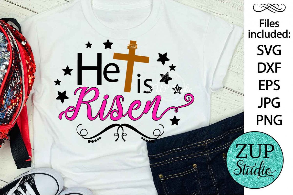He is risen Cutting files svg design 54 example image 1
