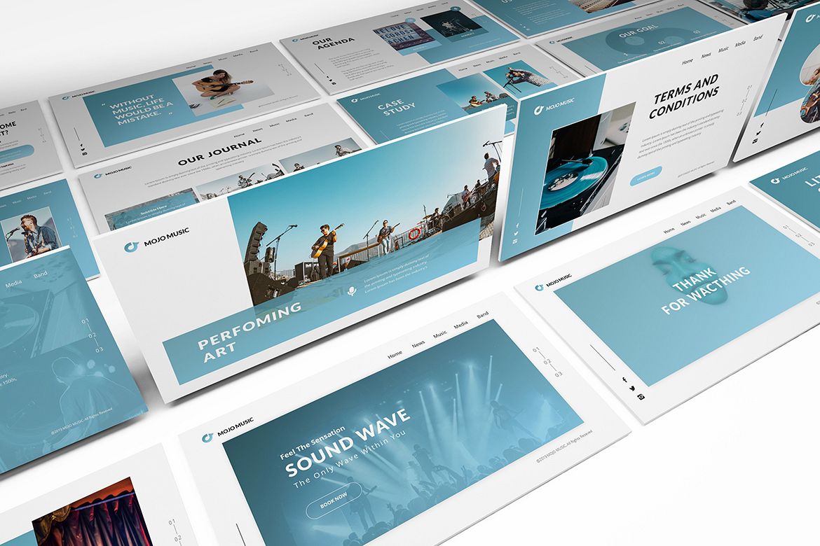Music Powerpoint Template example image 1