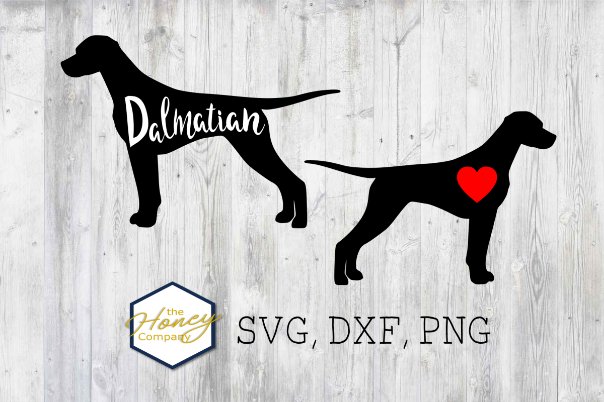 Dalmatian SVG PNG DXF Dog Breed Lover Cut File Clipart example image 1