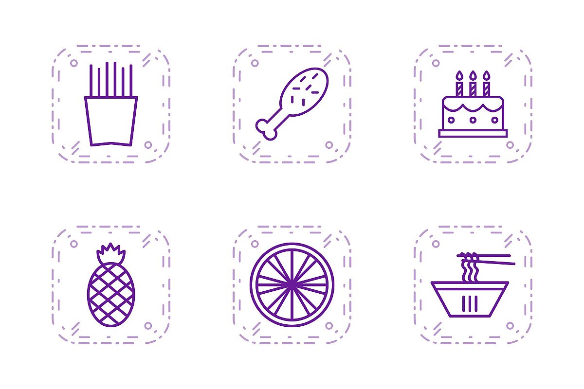 Set Of Food Icons example image 1