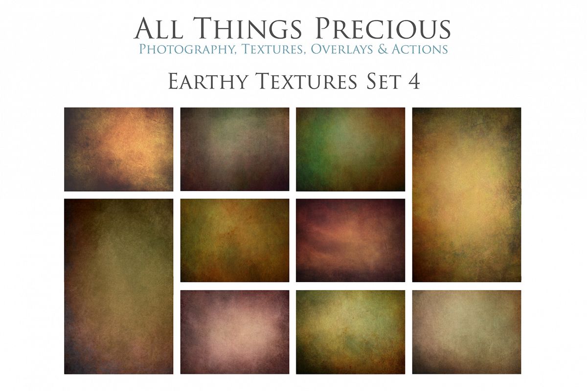 10 Fine Art Earthy Textures SET 4 example image 1