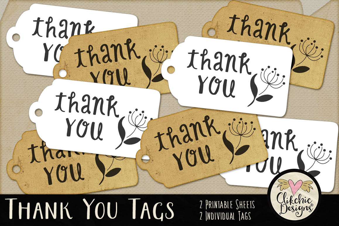 Printable Thank Your self Tags image relating to Printable Thank You Tags identify Printable Thank By yourself Tags