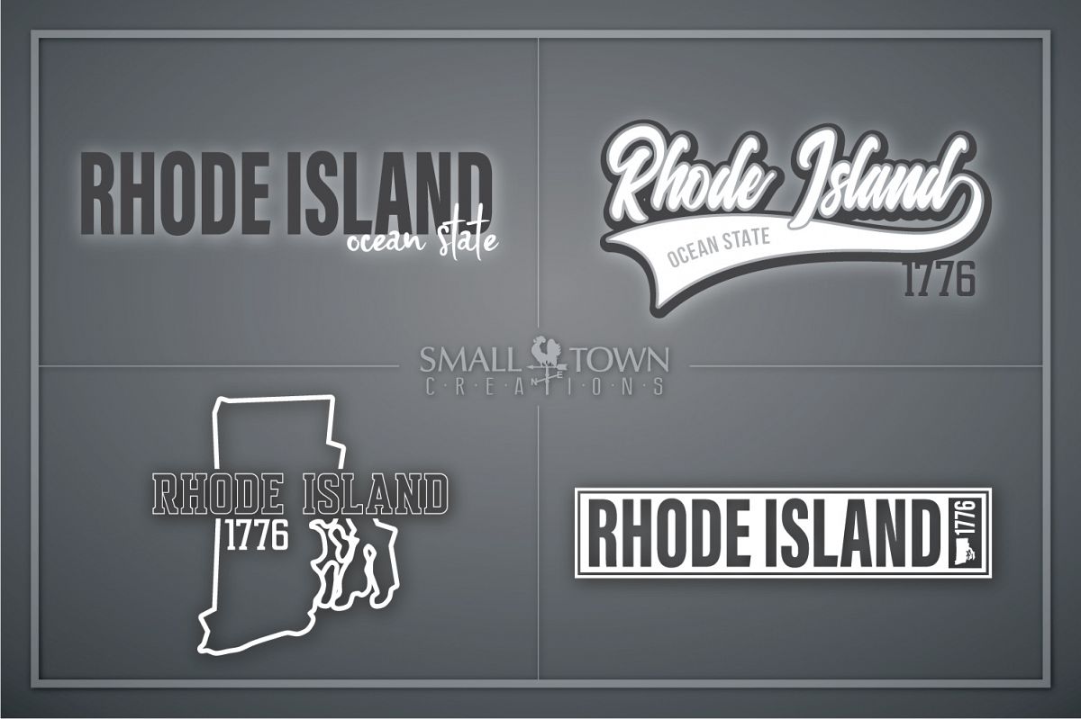 Rhode Island, Ocean State - slogan, PRINT, CUT & DESIGN example image 1