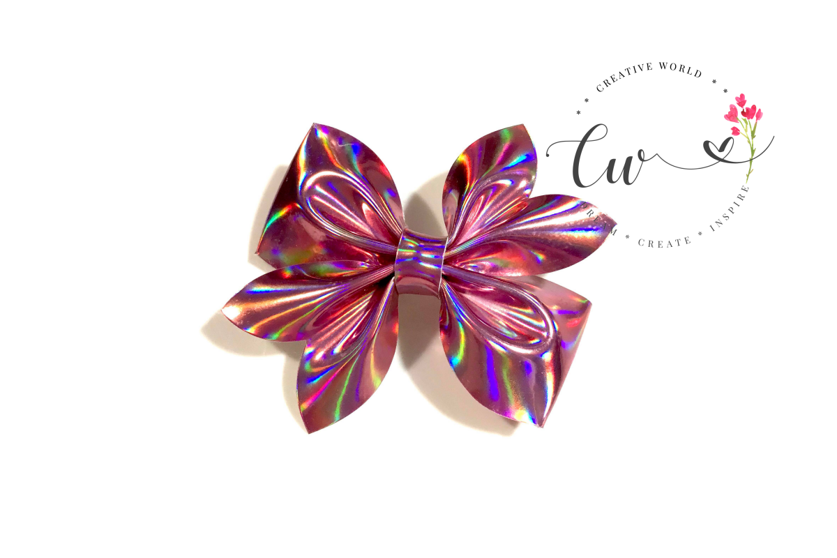 New Classic Pinch Hair Bow Digital Template |Bow Template example image 1