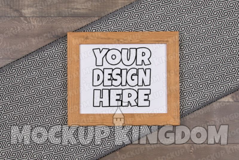 Picture Frame Mockup, Blank Frame Artwork, Canvas Mockup example image 1