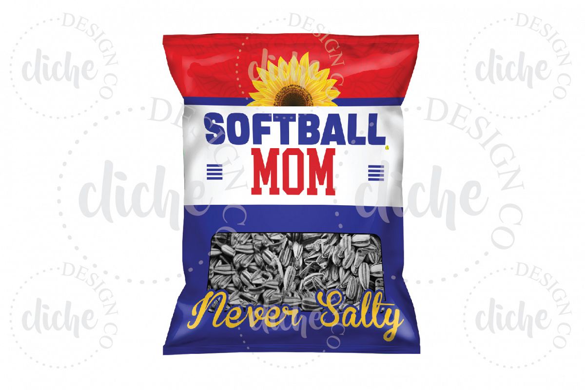 Softball Sublimation Design example image 1