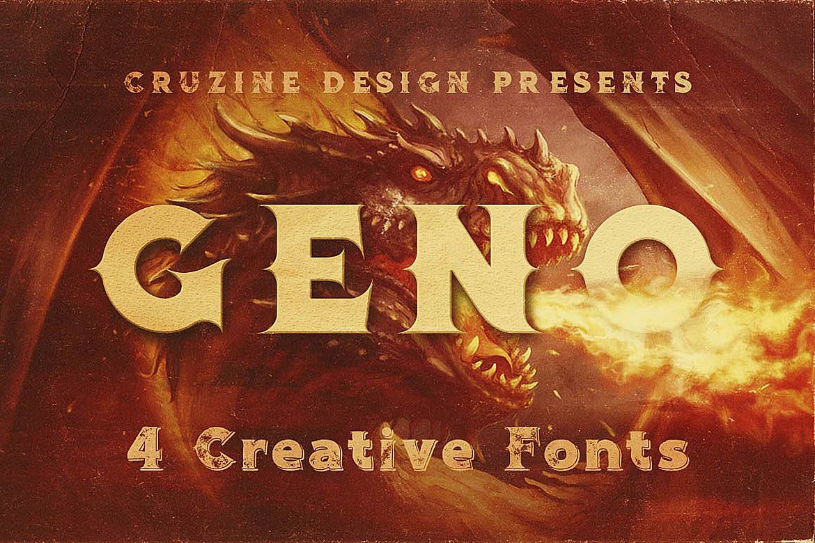 Geno Typeface example image 1