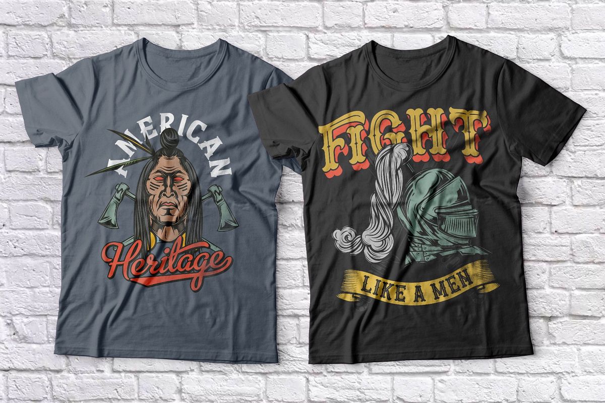 Warriors t-shirts set example image 1