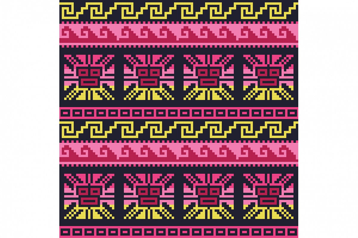 Ethnic boho seamless pattern. Print. Repeating background. Cloth design, wallpaper. example image 1