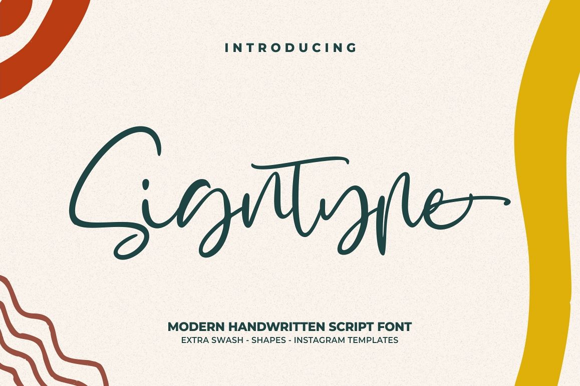 Signtype - Modern Script example image 1