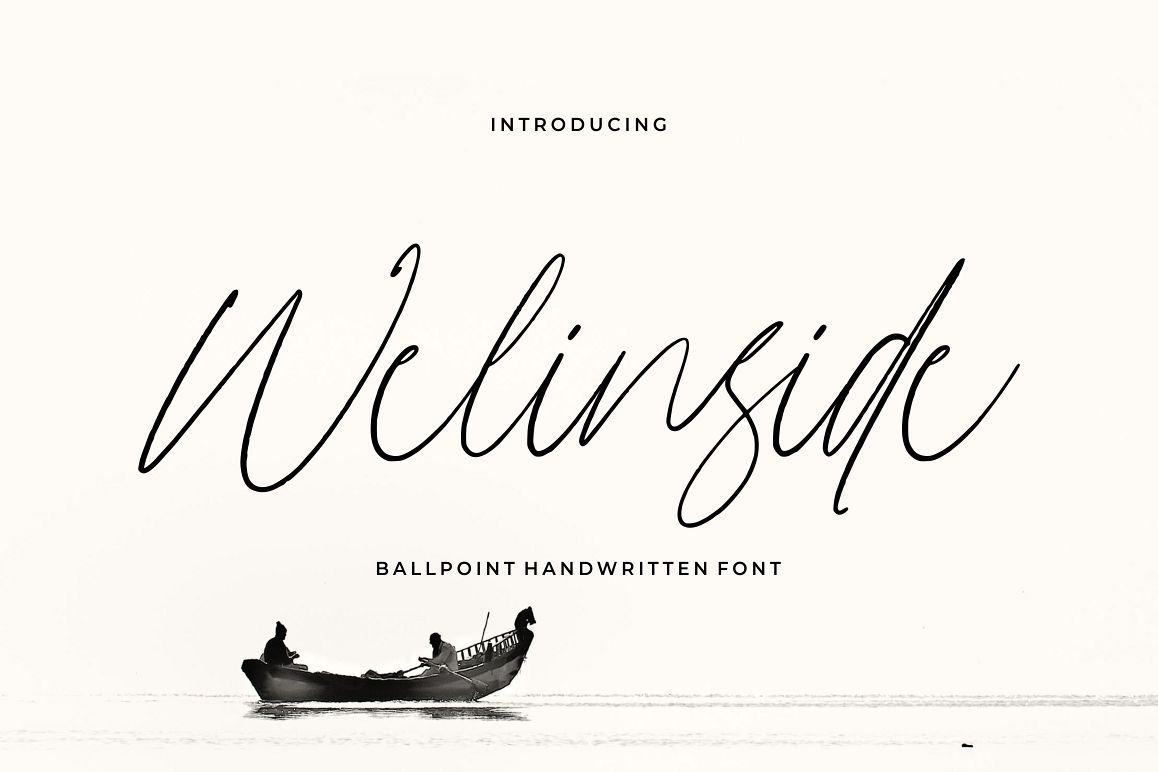 Wellinside - Handwritten Font example image 1